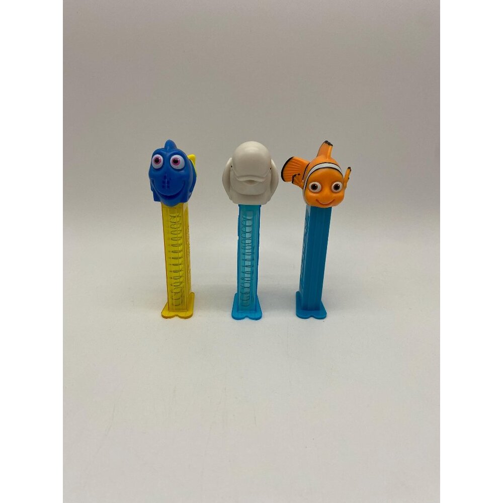 Vintage Finding Nemo & Finding Dory Character Pez Dispenser Lot